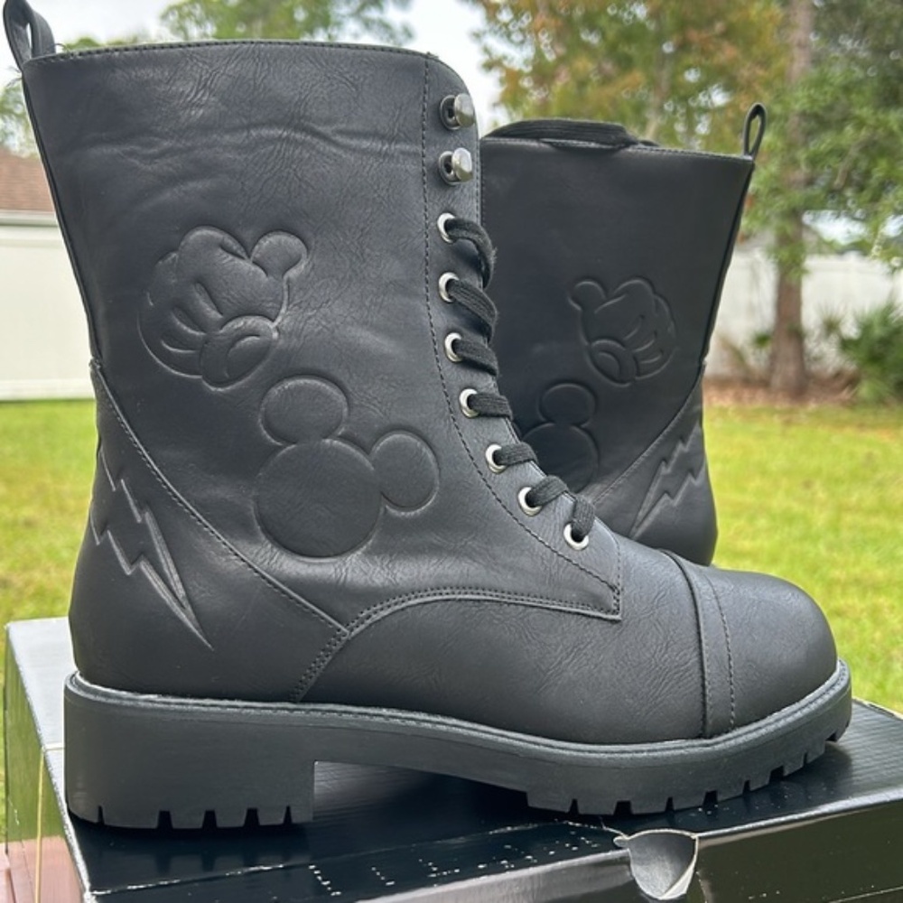 . New Torrid Disney Mickey combat boots